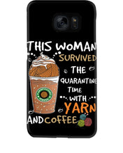 Load image into Gallery viewer, The Quarantine Time With Yarn And Coffee Gift For Women Phone case
