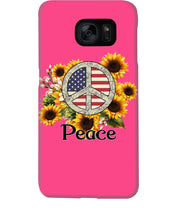 Load image into Gallery viewer, Peace Sign Sunflower Birthday Gift For Girls Phone case
