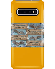 Load image into Gallery viewer, Do What Makes You Happy With Bats Gift For Girls Phone case
