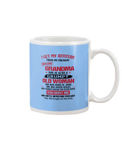 Load image into Gallery viewer, I Get My Attitude From My Freakin' Awesome Grandma Who Was Born In April Mug

