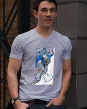 Load image into Gallery viewer, Magical Gray Couple African Parrot Gift For Bird Lovers Guys V-Neck
