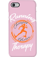Load image into Gallery viewer, Running Cheaper Than Therapy Gift For Running Lovers Phone case
