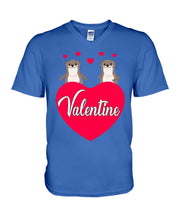 Load image into Gallery viewer, Couple Otter Valentine's Day Gift For Otter Lovers Guys V-Neck
