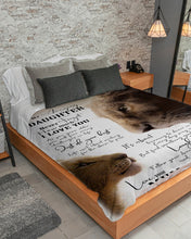 Load image into Gallery viewer, Just Do Your Best Loving Eyes For Each Other Mum Gift For Daughter Sherpa Blanket
