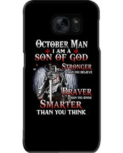 Load image into Gallery viewer, October Man Son Of God Birthday Meaningful Gift For Men Phone case

