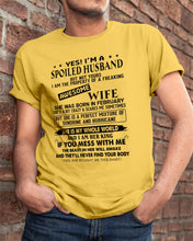 Load image into Gallery viewer, I'm A Spolied Husband But Not Yours  - Awesome Wife Was Born In February Guys Tee
