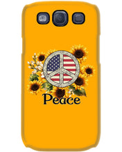 Load image into Gallery viewer, Peace Sign Sunflower Birthday Gift For Girls Phone case
