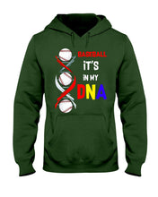 Load image into Gallery viewer, Baseball Be My DNA Gift For Sport Lovers Hoodie
