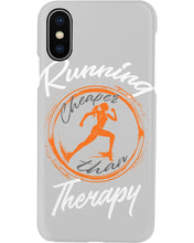 Load image into Gallery viewer, Running Cheaper Than Therapy Gift For Running Lovers Phone case
