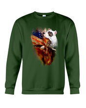 Load image into Gallery viewer, Dogo Argentino American Wings Gift For Dog Lovers Sweatshirt
