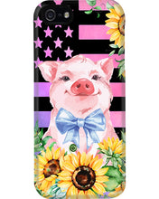 Load image into Gallery viewer, Pig America Flag Sunflower Special Custom Design Phone case
