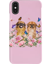 Load image into Gallery viewer, Pekingese With Peonies Gift For Dog Lovers Phone case
