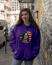 Load image into Gallery viewer, English Cocker Spaniel US Sunflower Gift For Dog Lovers Hoodie
