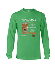 Load image into Gallery viewer, The Quarantine Time With Yarn And Coffee Gift For Women Unisex Long Sleeve
