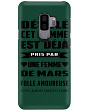 Load image into Gallery viewer, Désolé Cet Homme Est Déjà Pris Par Une Femme De Mars Birthday Gift Phone case
