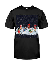 Load image into Gallery viewer, Night Christmas Chihuahua Cool Weather Gift For Dog Lovers Guys Tee
