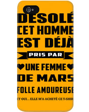 Load image into Gallery viewer, Désolé Cet Homme Est Déjà Pris Par Une Femme De Mars Birthday Gift Phone case
