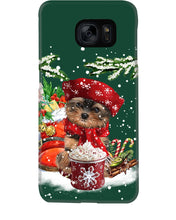 Load image into Gallery viewer, Yorkshire Terrier Loves Drinking Hot Latte Gift For Dog Lovers Phone case
