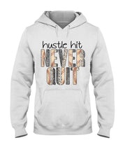 Load image into Gallery viewer, Baseball Hustle Hit Never Quit Gift For Lovers Hoodie
