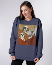 Load image into Gallery viewer, Three Cute Shih Tzu In Bag Gift For Dog Lovers Sweatshirt
