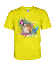 Load image into Gallery viewer, I Believe There Are Angels Among Us Gift For Chihuahua Lovers Guys V-Neck
