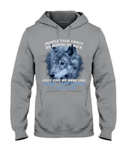 Load image into Gallery viewer, People Talk About Me Behind My Back And I Just Sit Here Like Hoodie
