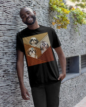 Load image into Gallery viewer, Three Cute Shih Tzu In Bag Gift For Dog Lovers Guys Tee
