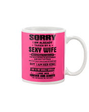 Load image into Gallery viewer, Gift For Husband Taken By A November Sexy Wife Who Happens To Cuss A Lot Mug
