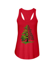 Load image into Gallery viewer, Into The Forest I Go To Lose My Mind Find My Soul Ladies Flowy Tank
