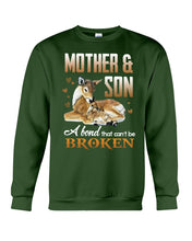 Load image into Gallery viewer, Mother And Son A Bond That Can't Be Broken Sweatshirt
