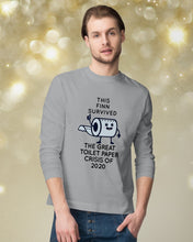 Load image into Gallery viewer, This Finn Survived The Great Toilet Paper Crisis Of 2020 Unisex Long Sleeve

