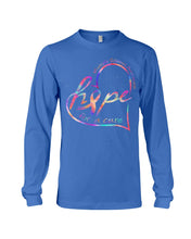 Load image into Gallery viewer, Hope For A Cure Multiple Sclerosis Awareness Unisex Long Sleeve
