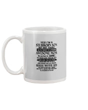 Load image into Gallery viewer, A Stubborn Son Of June     Freaking Awesome Mom For Birthday Gift Mug
