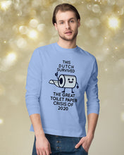 Load image into Gallery viewer, Dutch Survived The Great Toilet Paper Crisis Of 2020 For Personalized Nation Gift Unisex Long Sleeve
