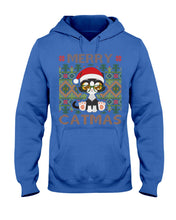 Load image into Gallery viewer, Merry Catmas Cute Funny Gifts Hoodie
