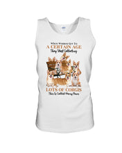 Load image into Gallery viewer, They Start Collecting Lots Of Corgis Trending For Dog Lovers Unisex Tank Top
