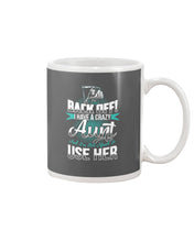 Load image into Gallery viewer, Back Off I Have A Crazy Aunt And I'm Not Afraid To Use Her Mug
