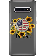 Load image into Gallery viewer, Peace Sign Sunflower Birthday Gift For Girls Phone case
