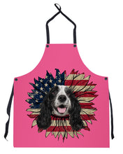 Load image into Gallery viewer, English Cocker Spaniel US Sunflower Gift For Dog Lovers Apron
