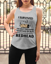 Load image into Gallery viewer, I Survived The Great Toilet Paper Shortage Of 2020 Ladies Flowy Tank
