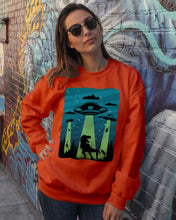 Load image into Gallery viewer, UFA Dinosaur T Rex Sky Full Of Stars Sweatshirt
