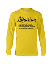 Load image into Gallery viewer, Librarian Keeper Of Books Guardian Of Knowledge Custom Gift For Librarian Unisex Long Sleeve
