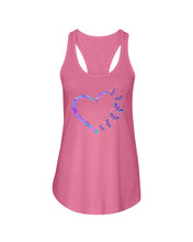 Load image into Gallery viewer, Love Butterflies Special Unique Custom Design Ladies Flowy Tank
