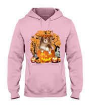 Load image into Gallery viewer, Chihuahua Book Pumpkin Halloween Gift For Dog Lovers Hoodie
