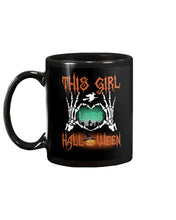 Load image into Gallery viewer, This Girl Loves Halloween Gift For Girls Mug
