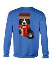 Load image into Gallery viewer, Santa Border Collie In Stock Gift For Dog Lovers Sweatshirt
