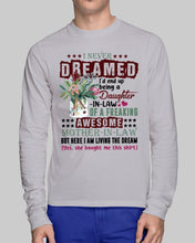 Load image into Gallery viewer, Protea Being A Daughter In Law Of A Freaking Awesome Mother In Law Gift For Women Unisex Long Sleeve
