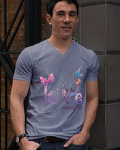 Load image into Gallery viewer, Love Butterflies Grandma Life Gift For Grandma Guys V-Neck
