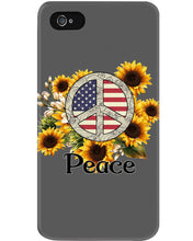 Load image into Gallery viewer, Peace Sign Sunflower Birthday Gift For Girls Phone case
