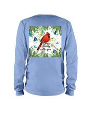 Load image into Gallery viewer, Scarlet Macaw With Butterflies I Am Always With You Gift For Lover Unisex Long Sleeve

